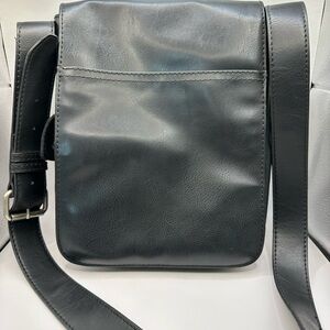 Aldo Black Leather Crossbody Bag